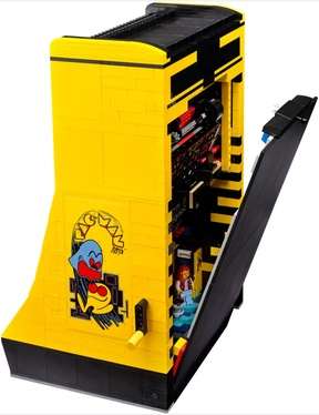 side view image of the Lego pac man arcade set