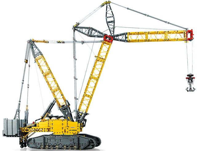 Fully assembled Crawler Crane, link to Amazon Marketplace 