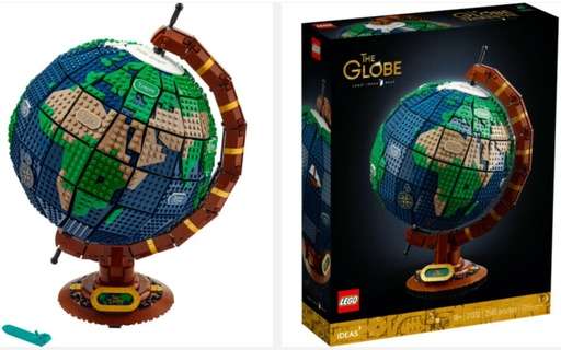 Image of the boxed Lego Ideas Globe Set