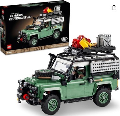 Image of the Lego Icons Land Rover Classic Defender 90, building set