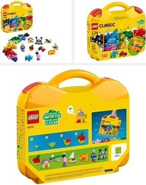 Image of the LEGO Classic Creative Suitcase (Set 10713) as featured in our Sensory Toys for kids with Autism 