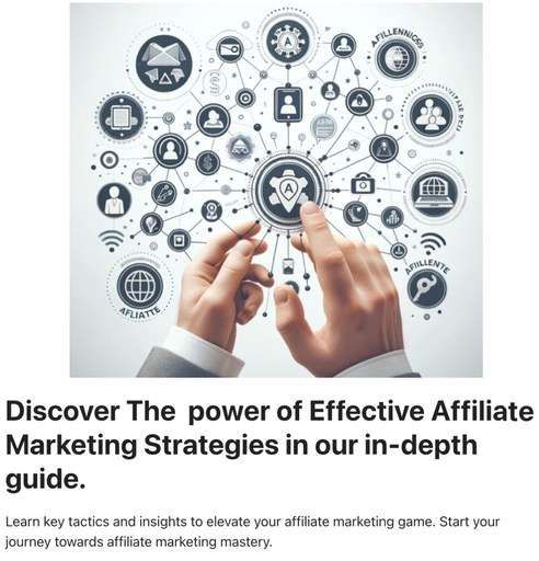 Effective Affiliate Marketing Strategies: real world success” at Lou’s Bricks House, helping to answer the question - What is an affiliate marketing program