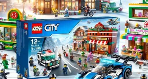 A variety of LEGO sets for 12-year-olds