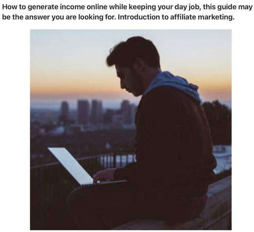 Header image from the post “ How to generate income online while keeping your day job” at Lou’s Bricks House.