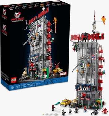 Image of the LEGO Spider-Man Daily Bugle (76178) Set.