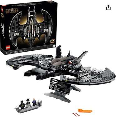 Image of the LEGO DC Batman: 1989 Batwing (76161) assembled Set.