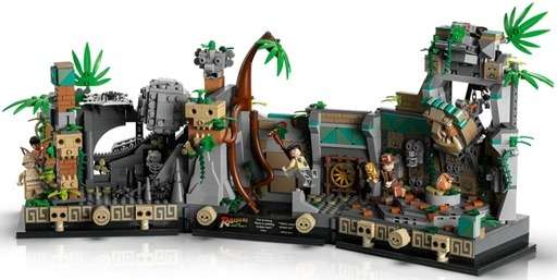 Lego Indiana Jones Temple Of The Golden Idol Set