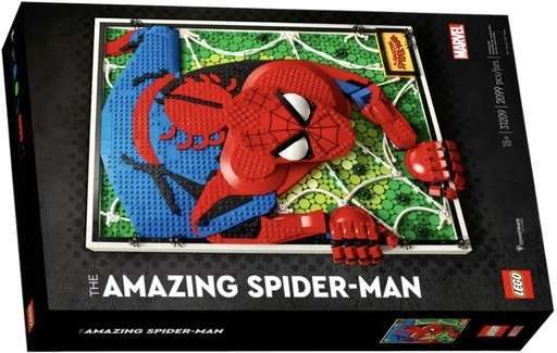 Boxed set of the Lego spider-man Art