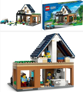 Images of Lego City Family House and Electric Car Set 60398