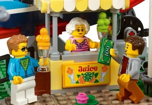 Image of the juice stand for the Lego Coaster Set.