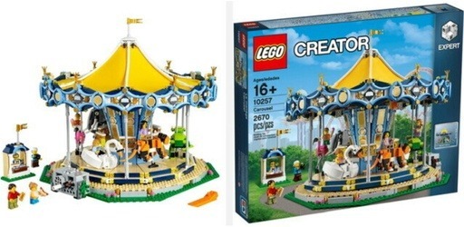 Image of boxed set of the Lego Creator Expert Carousel 10257