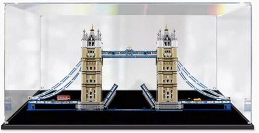 Lego’s Tower Bridge in the HAITAN display case.