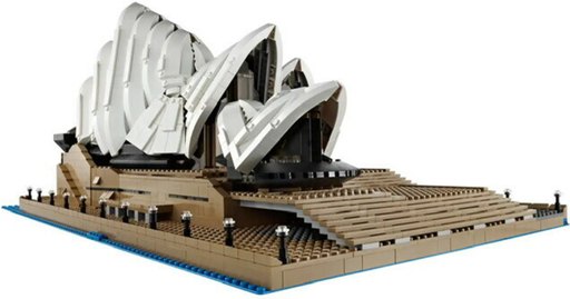 Image of the right side of the opera house set 