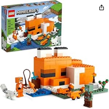 Images of the Minecraft The Fox Lodge set 21178