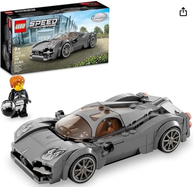 Fun LEGO Sets Under $40! Images of LEGO Speed Champions Pagani Utopia set 76915. Link to Amazon.