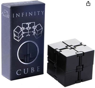 Image of Infinity Cube Sensory Fidget Toy by SMALL FISH: Best Fidget Toys for Autism. Image links to amazon marketplace for more details and purchase option.