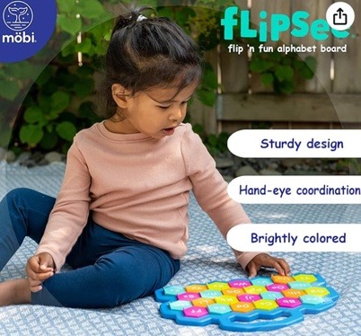 Image of Mobi Flipsee Alphabet Learning Toy: Educational ABC Toy, link to Amazon marketplace 