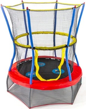 Image of Skywalker Mini Trampoline with Enclosure Net.