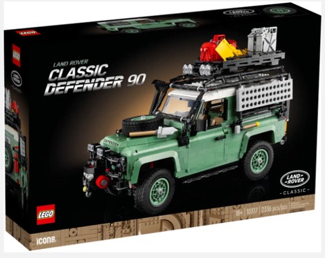 Image of the Lego Icons Land Rover Classic Defender 90