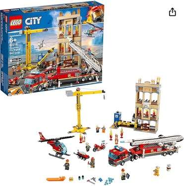 Image of the Lego City Downtown Fire Brigade Set Building module 