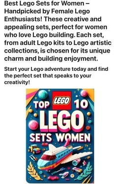 Image of the post at Lou’s bricks House of the post Top 10 Lego Sets for Women