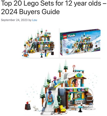 Image of the post -Top 20 Lego Sets for 12 Year Olds - 2023 Buyers Guide, at Lou’s Bricks House