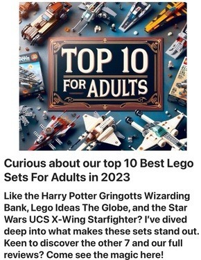 Header image of the post-Best Lego Sets For Adults:  2023 - Buyers Guide