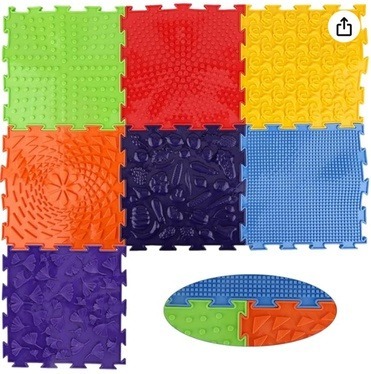 7pcs Sensory Floor Mats by SAVITA, Top Sensory Toys For Autism