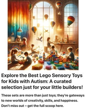 Header image of the post at Lous bricks house -Sensory Toys for Kids with Autism: LEGO Picks Across the Spectrum