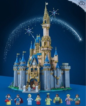 Image of the LEGO Disney Castle set 43222. Image links to Amazon Marketplace.