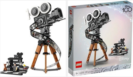 LEGO Walt Disney Trubute Camera set. Image links to Amazon for more details and purchasing option.