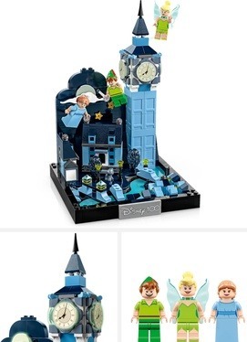 LEGO Disney Peter Pan & Wendy’s Flight over London, 3 set images. Image links to Amazon for more details and purchasing option.