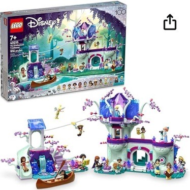 Image of the LEGO Disney The Enchanted Treehouse set(43215). Image links to Amazon for more details and purchasing option.