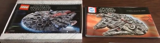 Image of the instruction manual for the LEGO Millennium Falcon Set 75912