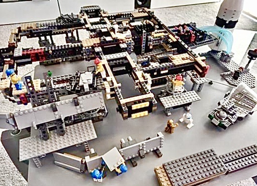 The Assembly of the Core Frame of the Millennium Falcon 75192. Link to Amazon.