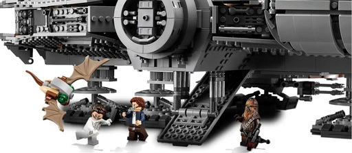 Image of the liftagate of the set with some of the minifigures. Link to Amazon.