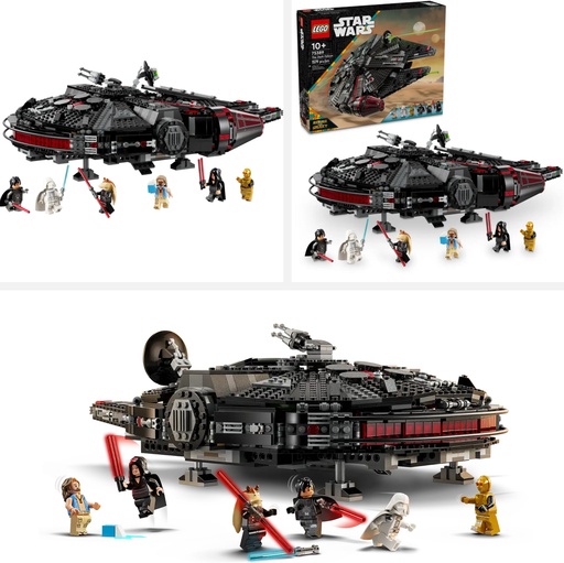 Images of the LEGO Star Wars The Dark Falcon set 75389. Link to Amazon.