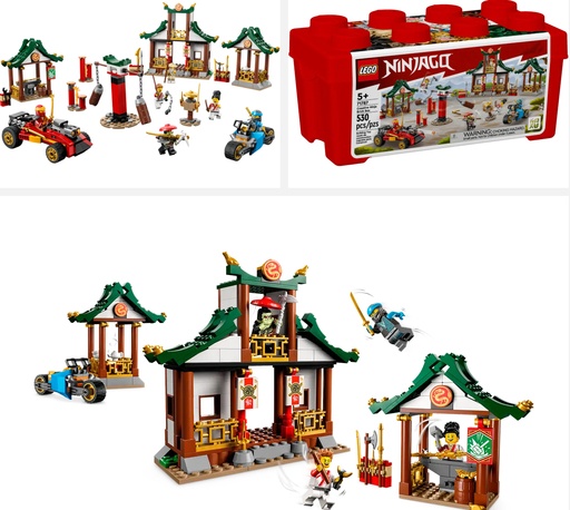 Images of the Lego Ninjago Creative Ninja Brick Box set (71787). Link to amazon.