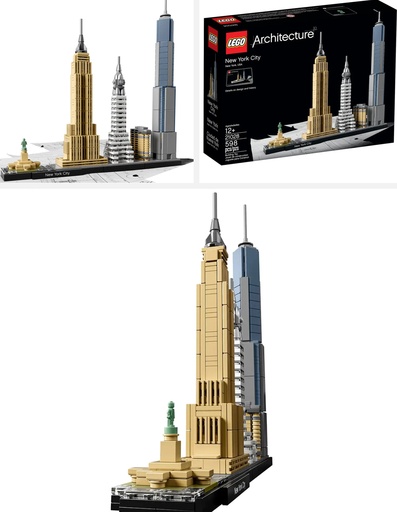 Image of the LEGO Architecture New York City (21028). Link to amazon.