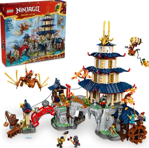 Image of the NINJAGO Tournament Temple City (71814). Link to amazon.